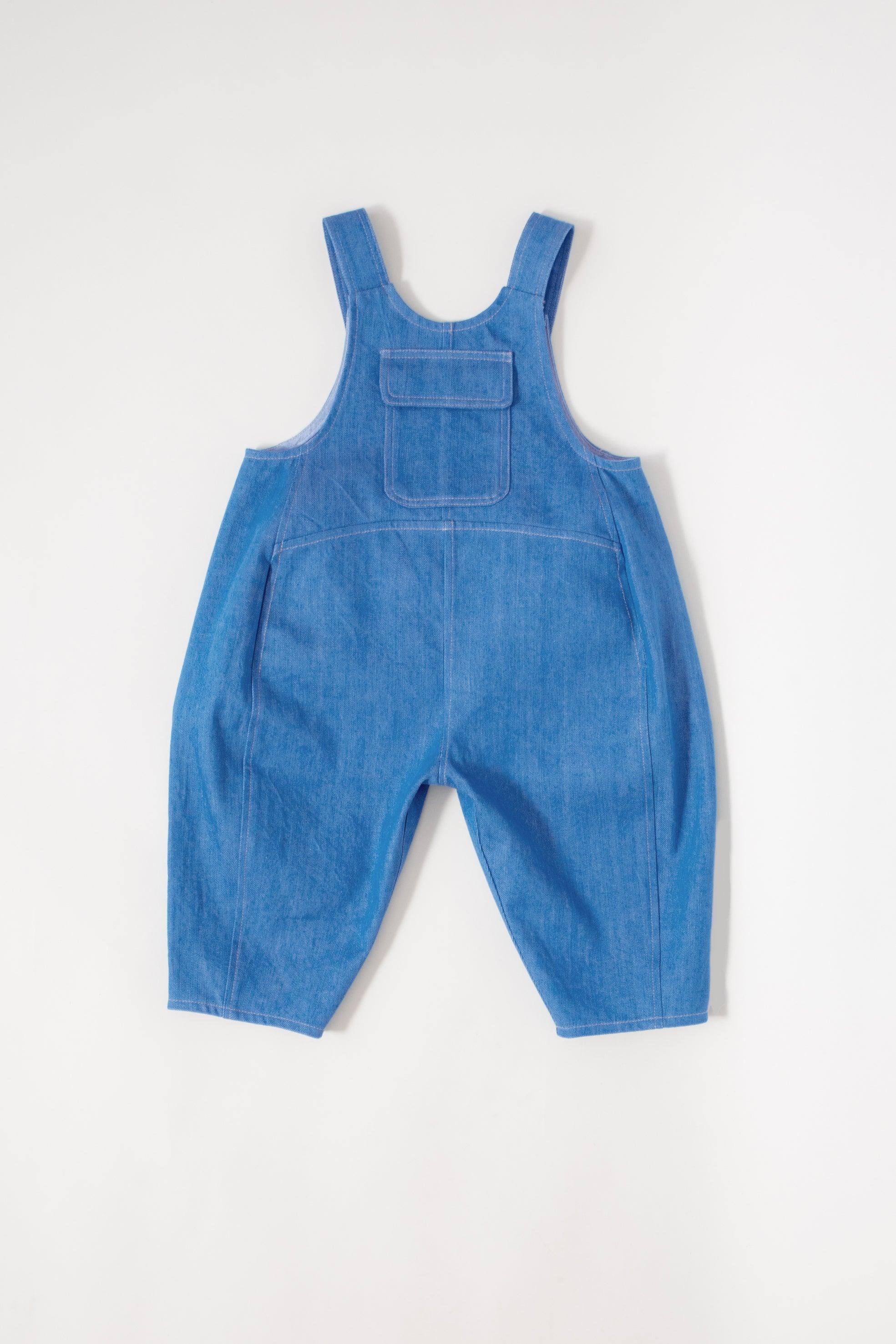 PRE ORDER Kai Oversized Denim Dungarees - KAI_DENIM_DUNGAREE_BLUE_1