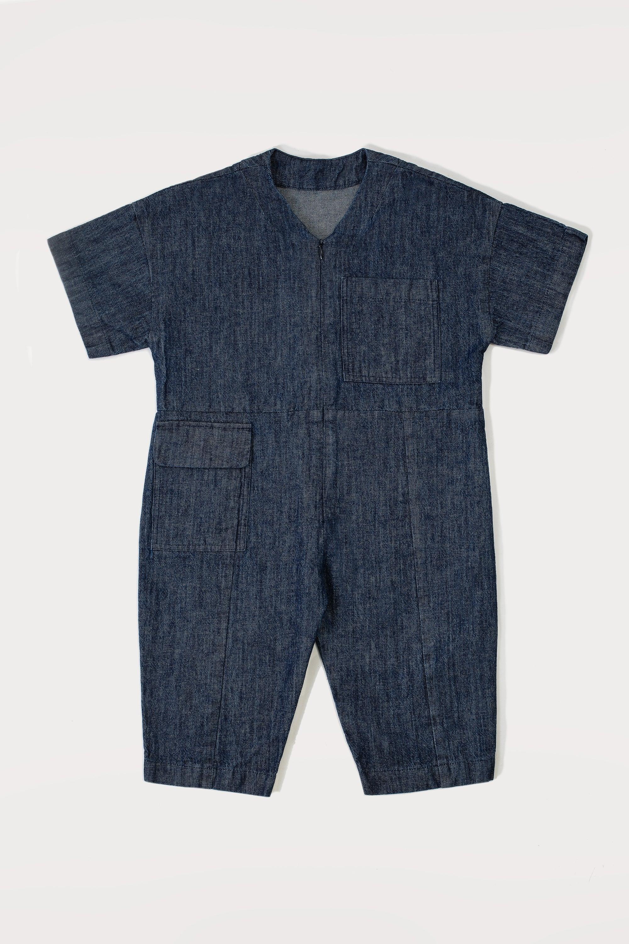 Rae Rounded Overall Boilersuit - RAE_DENIM_BLUE_1